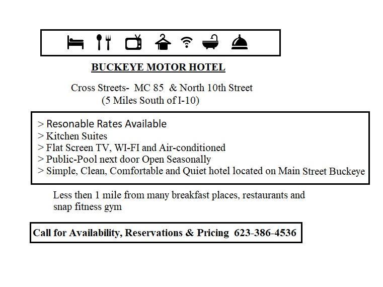 Buckeye Motor Hotel Eksteriør billede